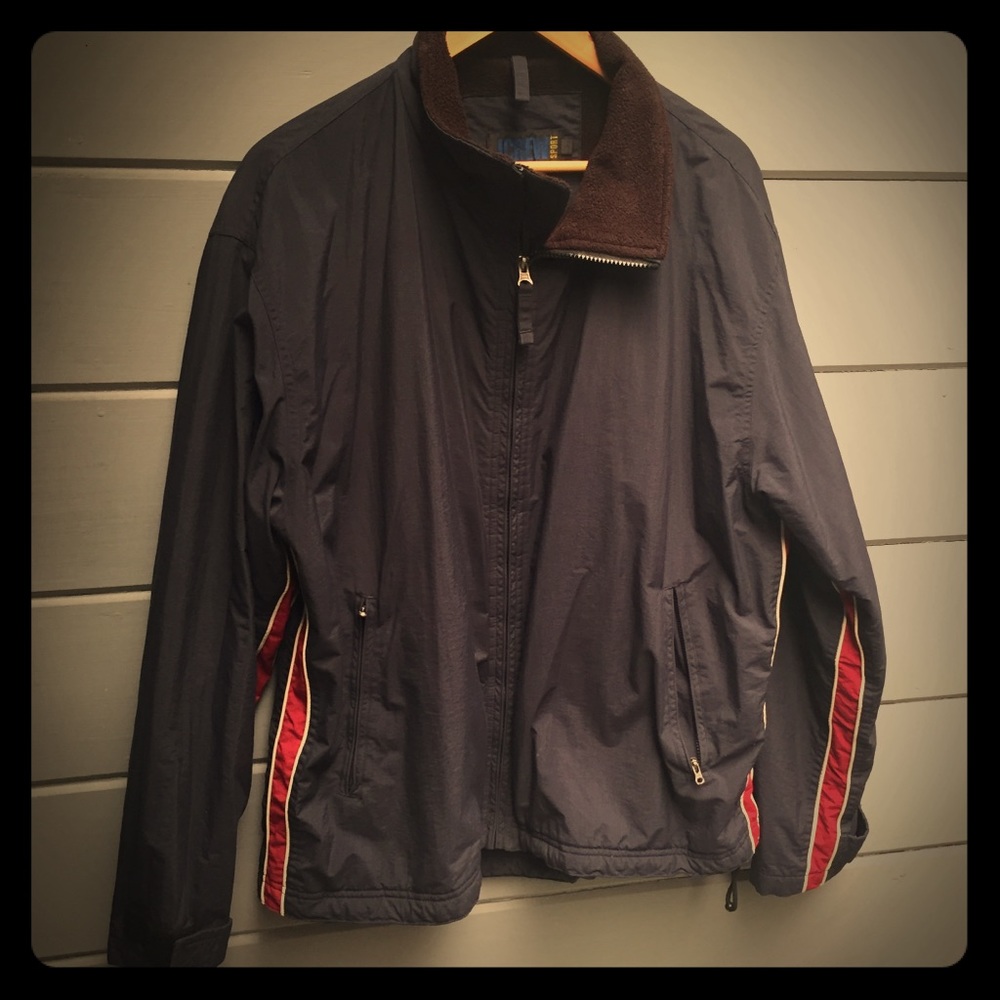 JCrew jacket warm but worn, sz lrg great condition